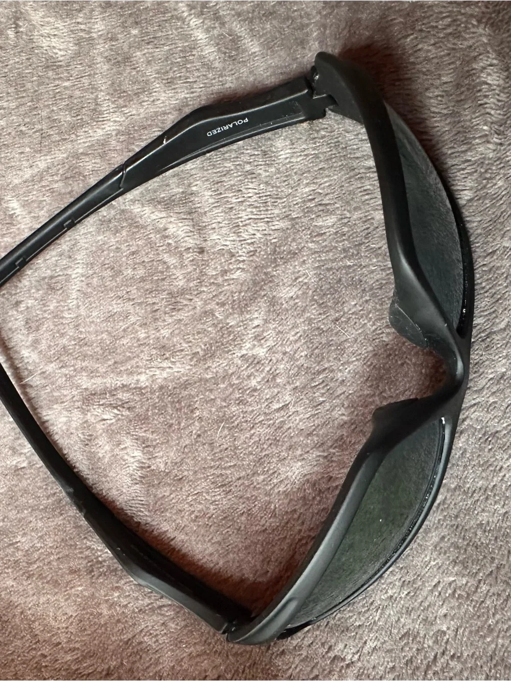 Shady Rays X Series Black Polarized Sport Wrap Sunglasses S/R Logo Unisex